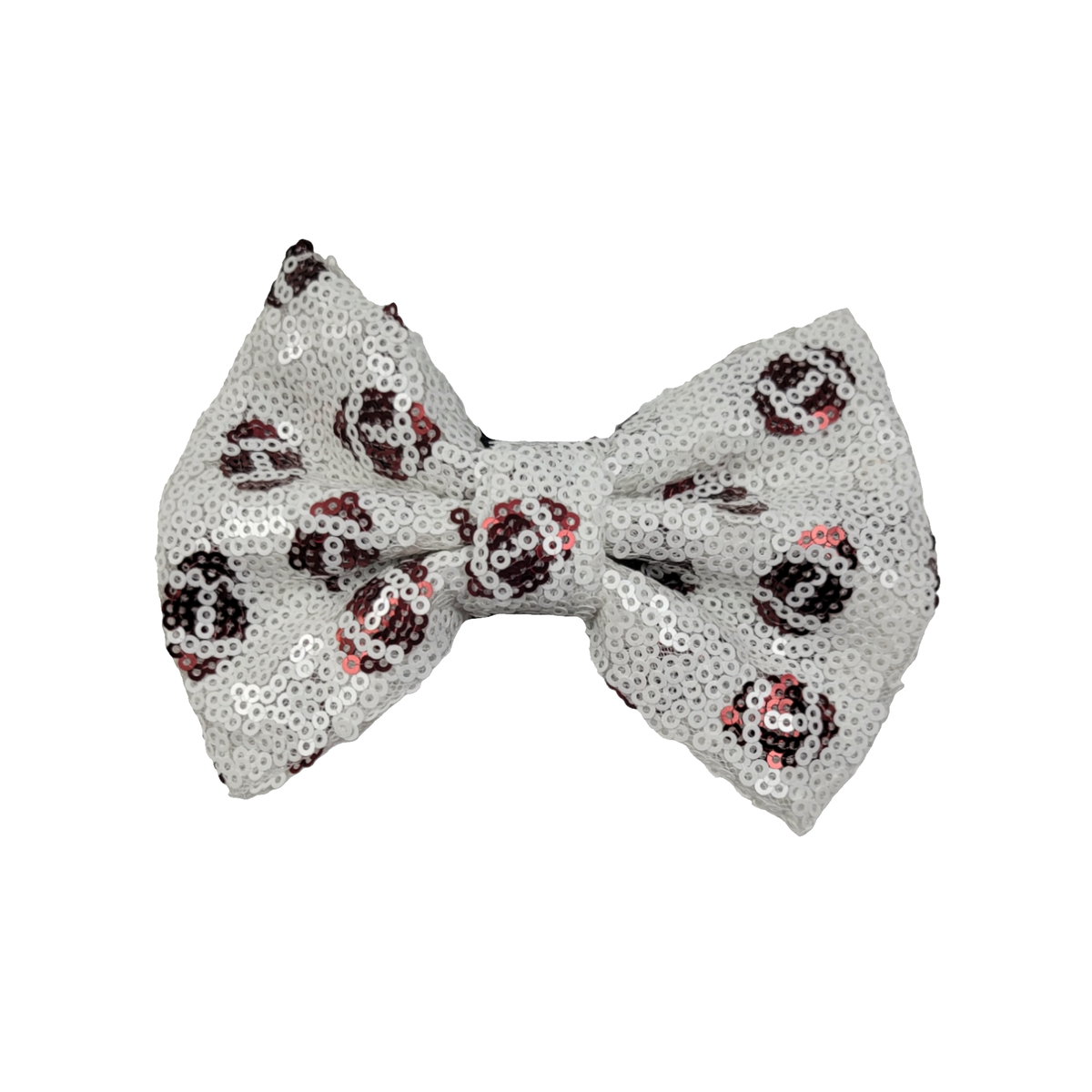 Football Sequin Bowtie - 5"