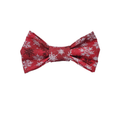 Red Snowflakes Bowtie - 4"