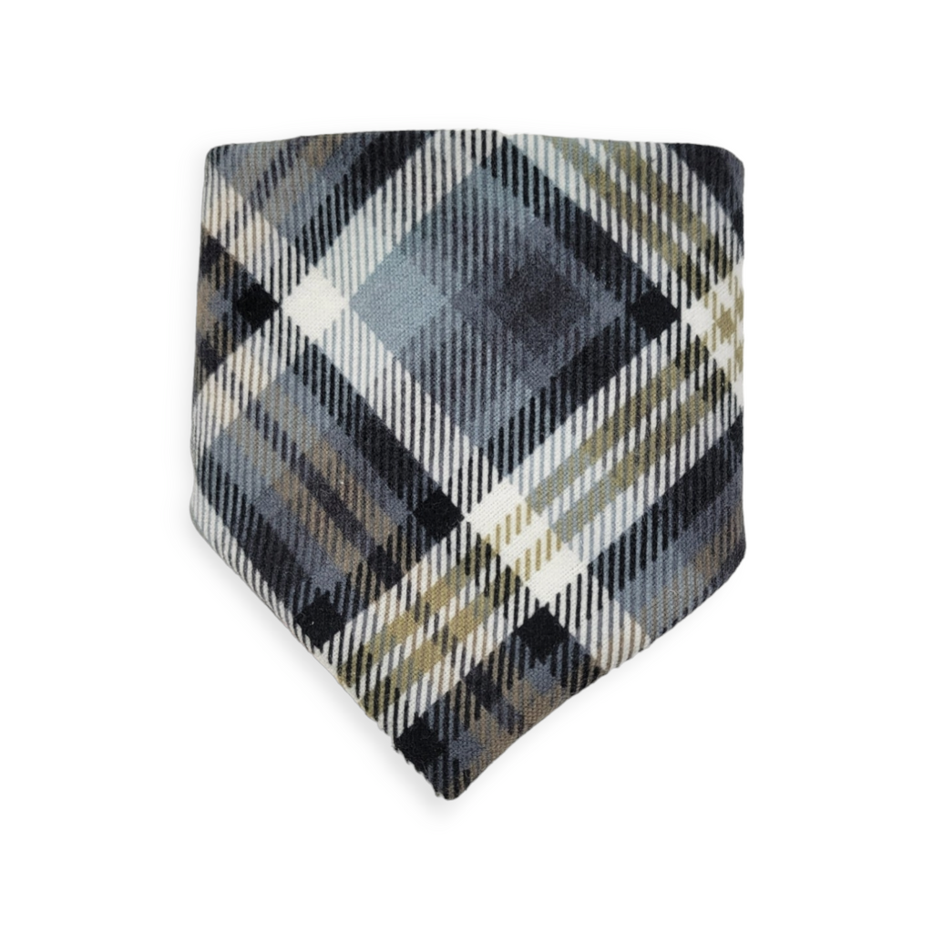 Lick or Treat/Plaid Slip-on Scrunchie Bandana (XX-Small)