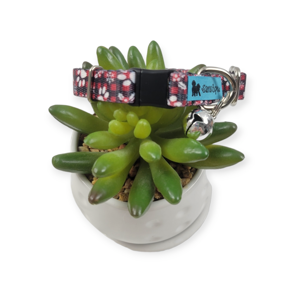 Christmas Plaid Kitty Collar (X-Small)
