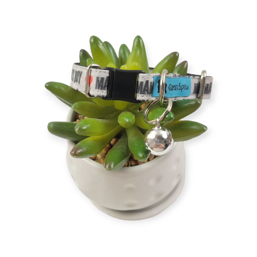 Mama's Boy Kitty Collar (XX-Small)