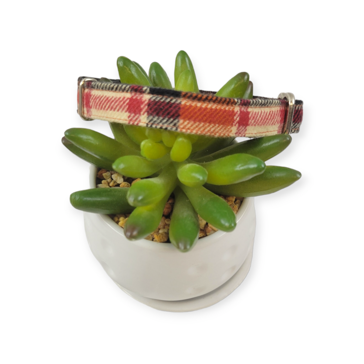 Fall Plaid Dog Collar (X-Small)
