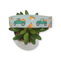 Pumpkin Trucks and Dogs Dog Collar (Large)