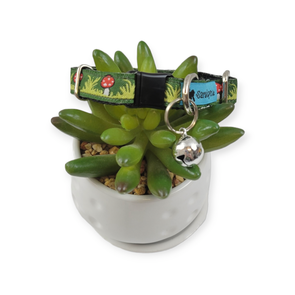 Mushrooms Kitty Collar (X-Small)