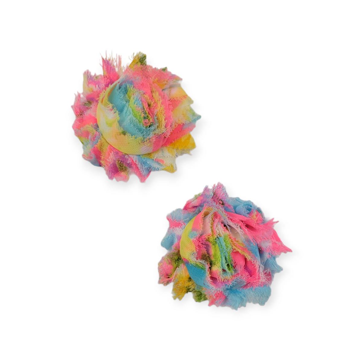 Neon Tie Dye Collar Flower Set
