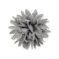 Gray Lace Petal Collar Flower