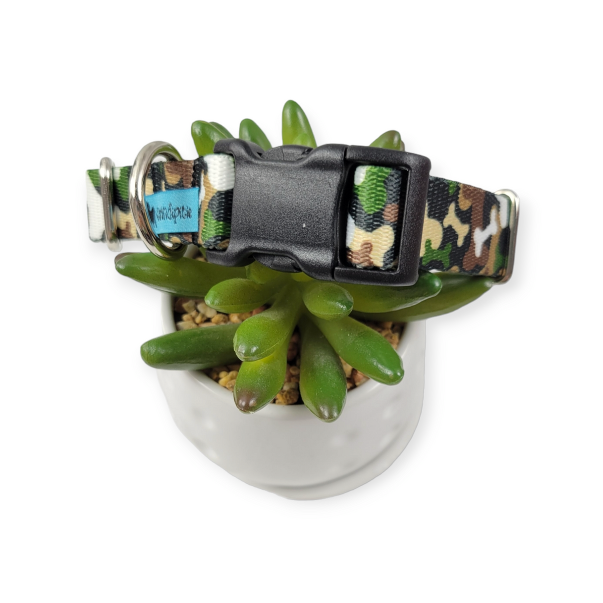 Camo Bones Dog Collar (Medium)