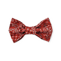 Red Paisley Bowtie - 4"