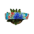 Fields of Blue Ivory Dog Collar (Large)