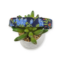 Wildflowers Indigo Martingale Dog Collar (Medium)