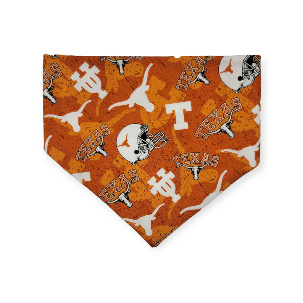 Longhorns/Make a Wish Slip-on Scrunchie Bandana (Small)