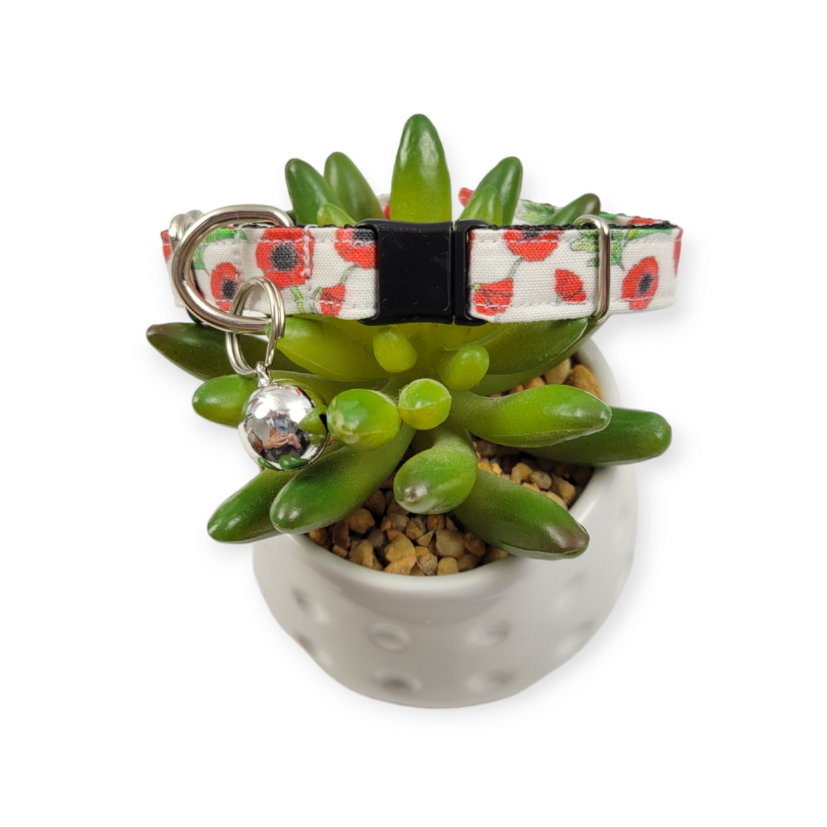 Scarlet Poppy Kitty Collar (XX-Small)