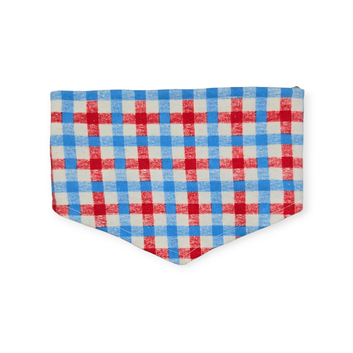 Patriotic Ghosts/Patriotic Plaid Reversible Tie-on Bandana (X-Small)