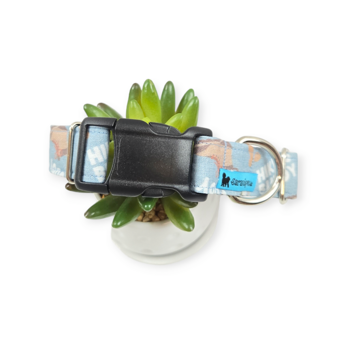 Hiking Buddy Dog Collar (Medium, 1" wide)