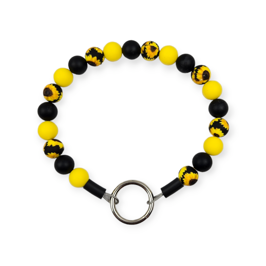 Sunflower Beaded Collar - 14.5"