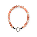Just Peachy Beaded Collar - 20"