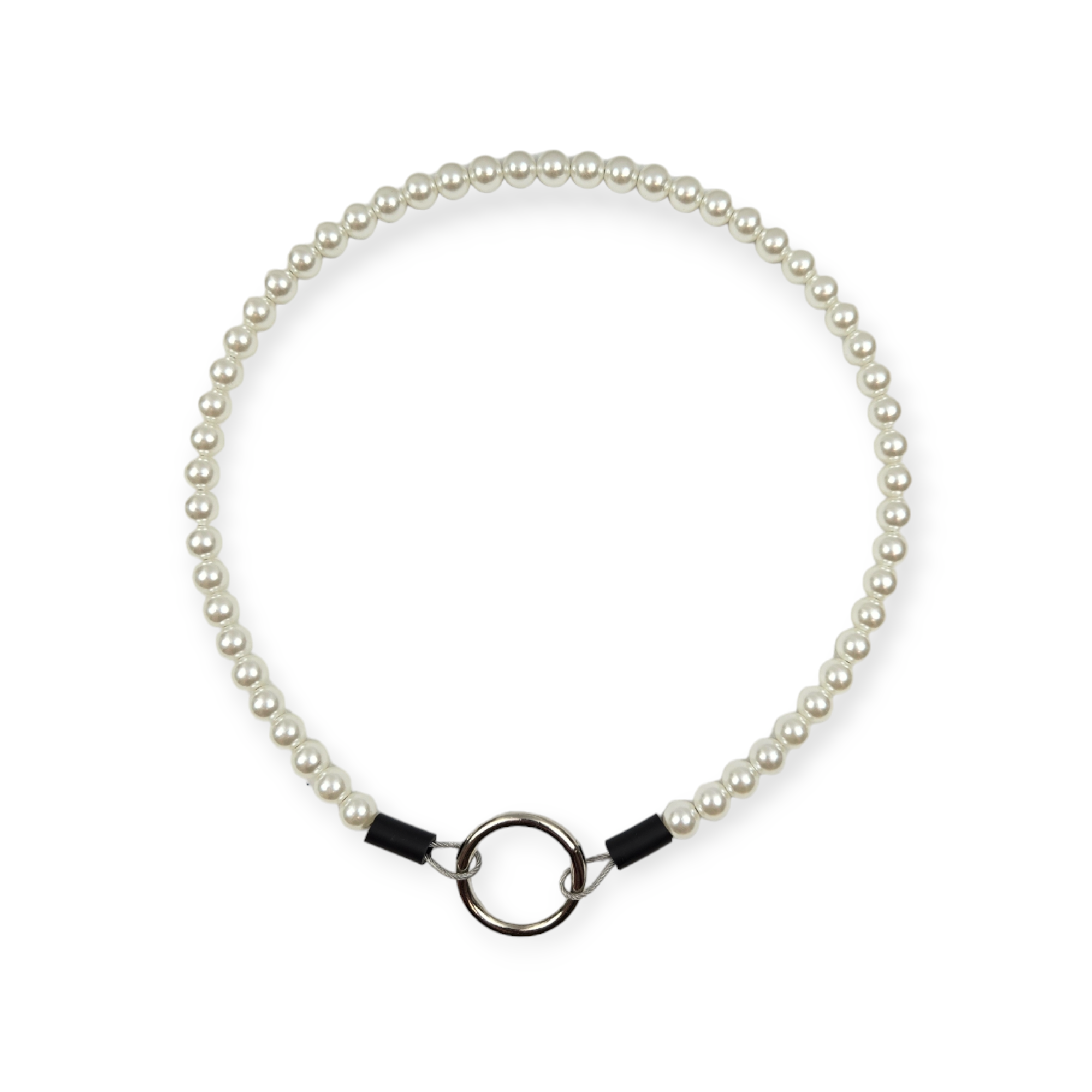 Pearls Beaded Collar - 22"
