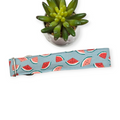 Watermelon on Light Blue Dog Collar (X-Large, 1.5" wide)