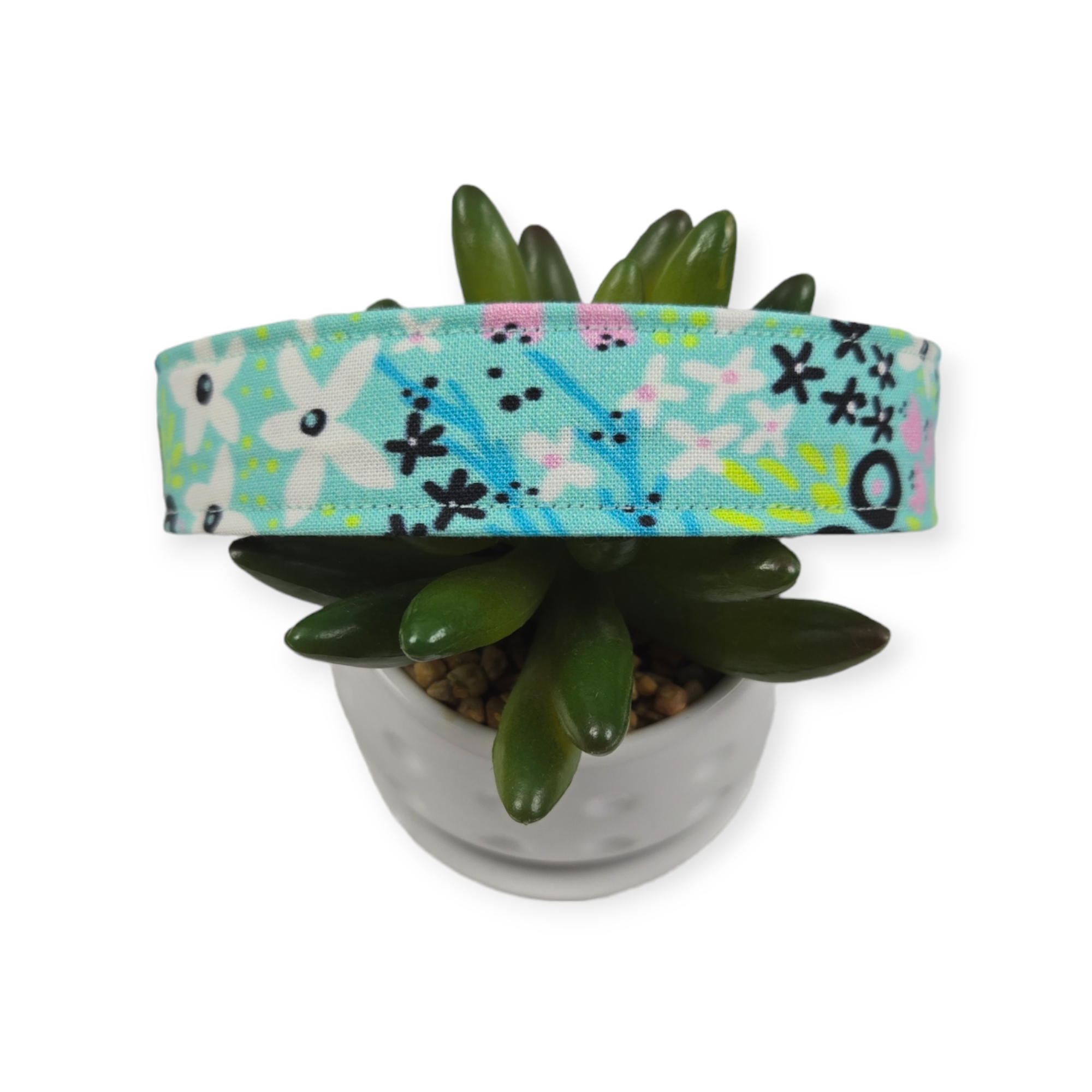 Rustic Wildflowers Dog Collar (Large)