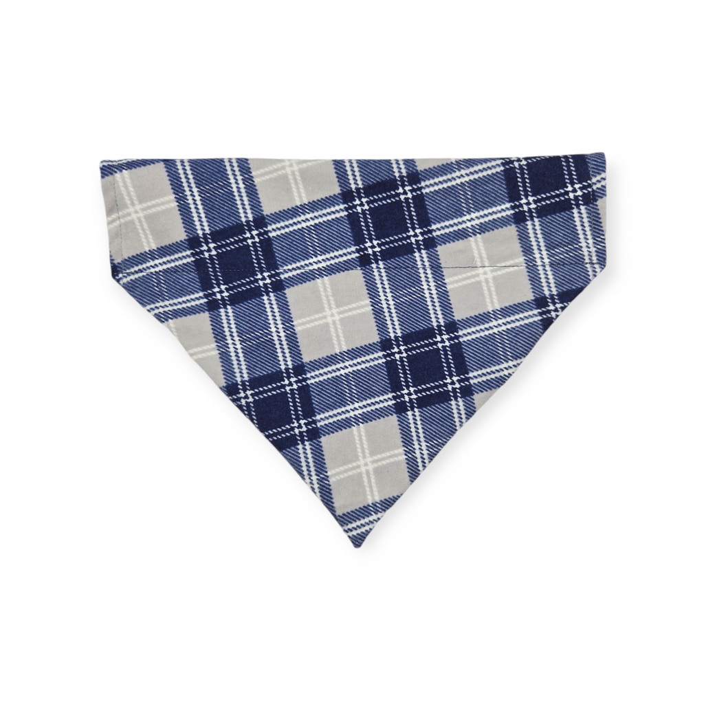 Cowboys/Dallas Plaid Reversible Slide-on Bandana (Medium)