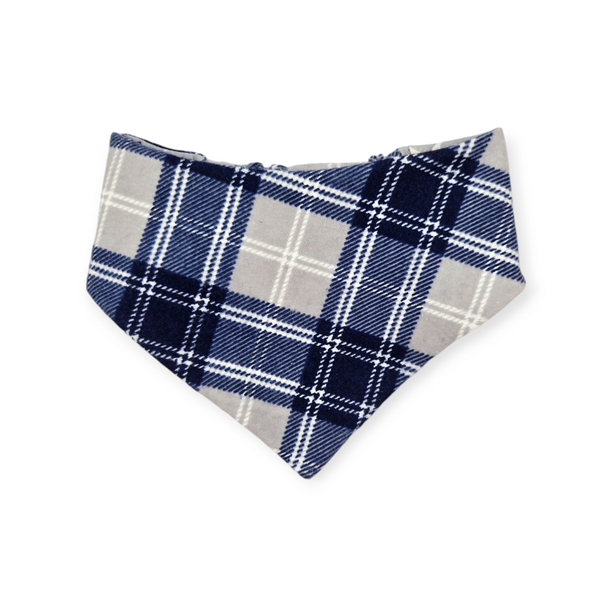 Cowboys/Dallas Plaid Reversible Slip-on Scrunchie Bandana (Small)
