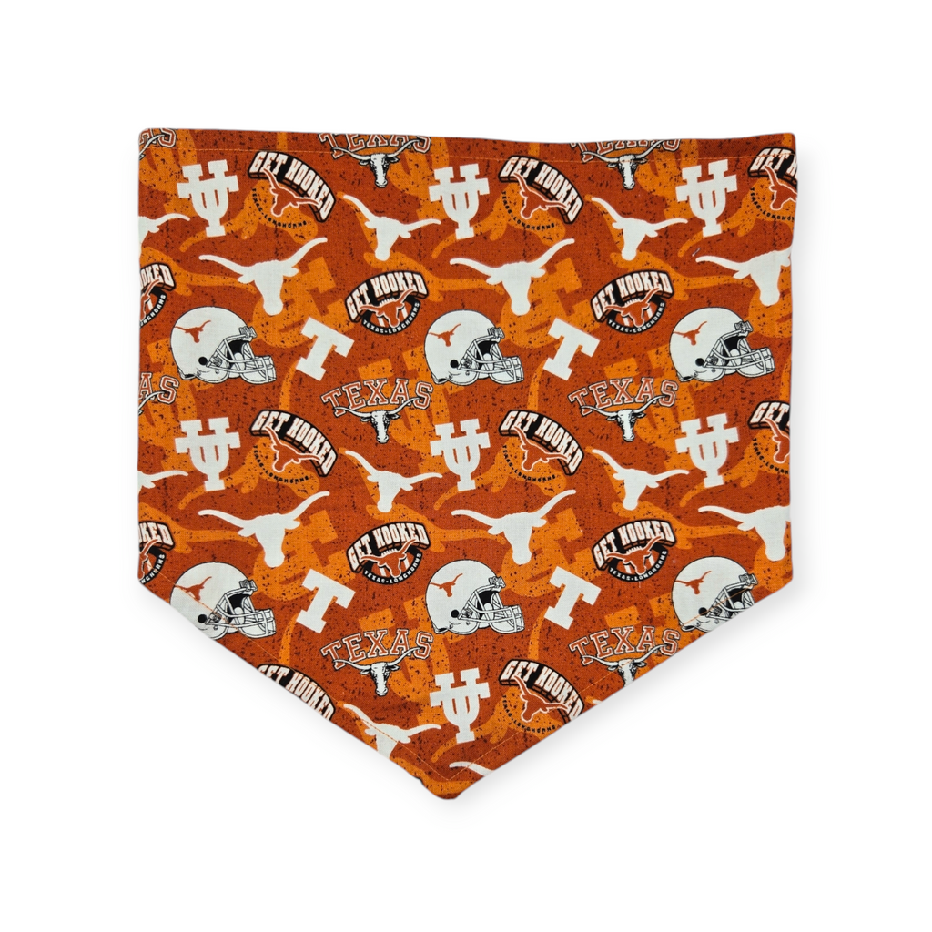 Longhorns/Make a Wish Reversible Reversible Tie-on Bandana (Large)