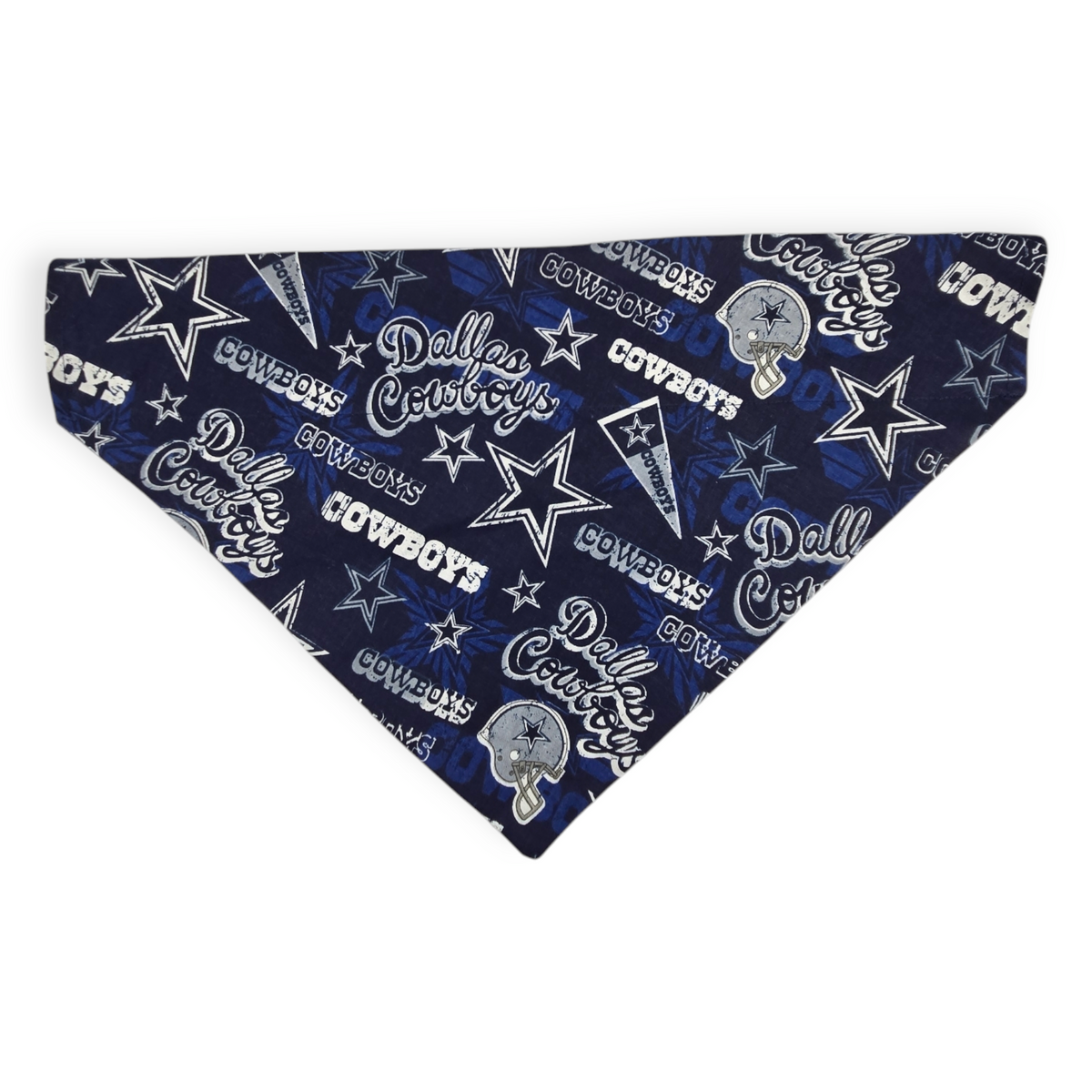 Cowboys/Dallas Plaid Reversible Slide-on Bandana (X-Large)