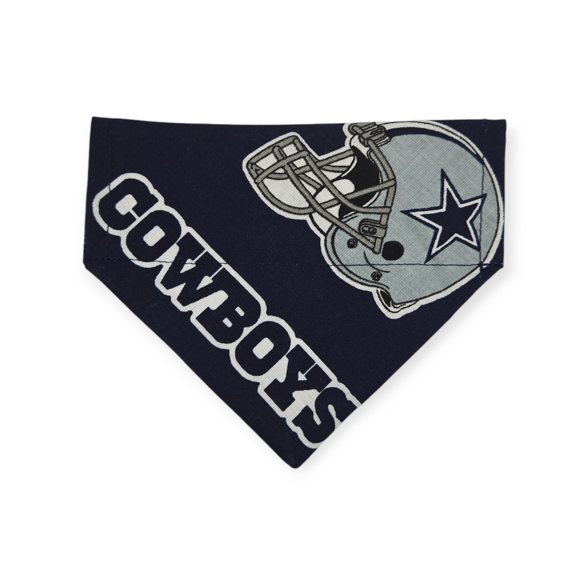 Cowboys/ Woof Reversible Slide-on Bandana (X-Small)