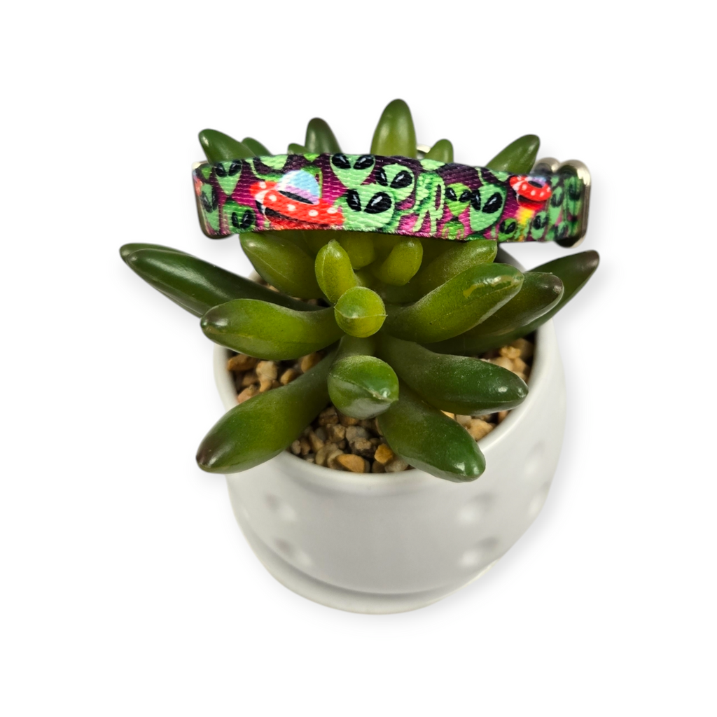 Space Aliens Kitty Collar (XX-Small)