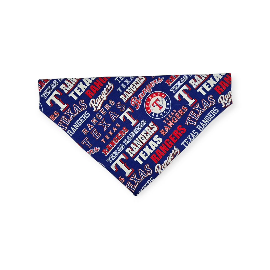 Rangers/Patriotic Plaid Reversible Slide-on Bandana (X-Large)