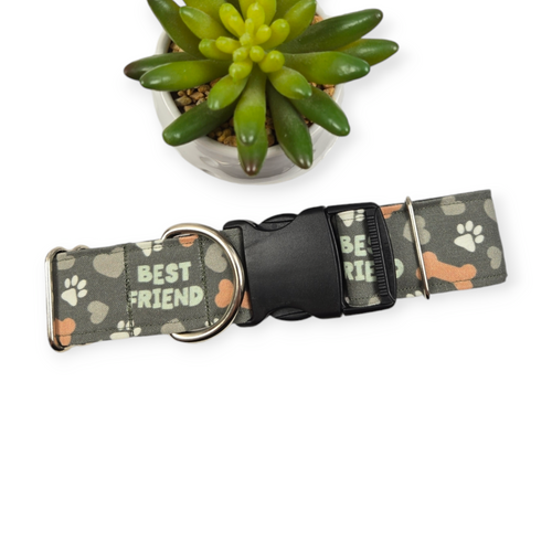 Best Friend Dog Collar (Large, 1.5" wide)