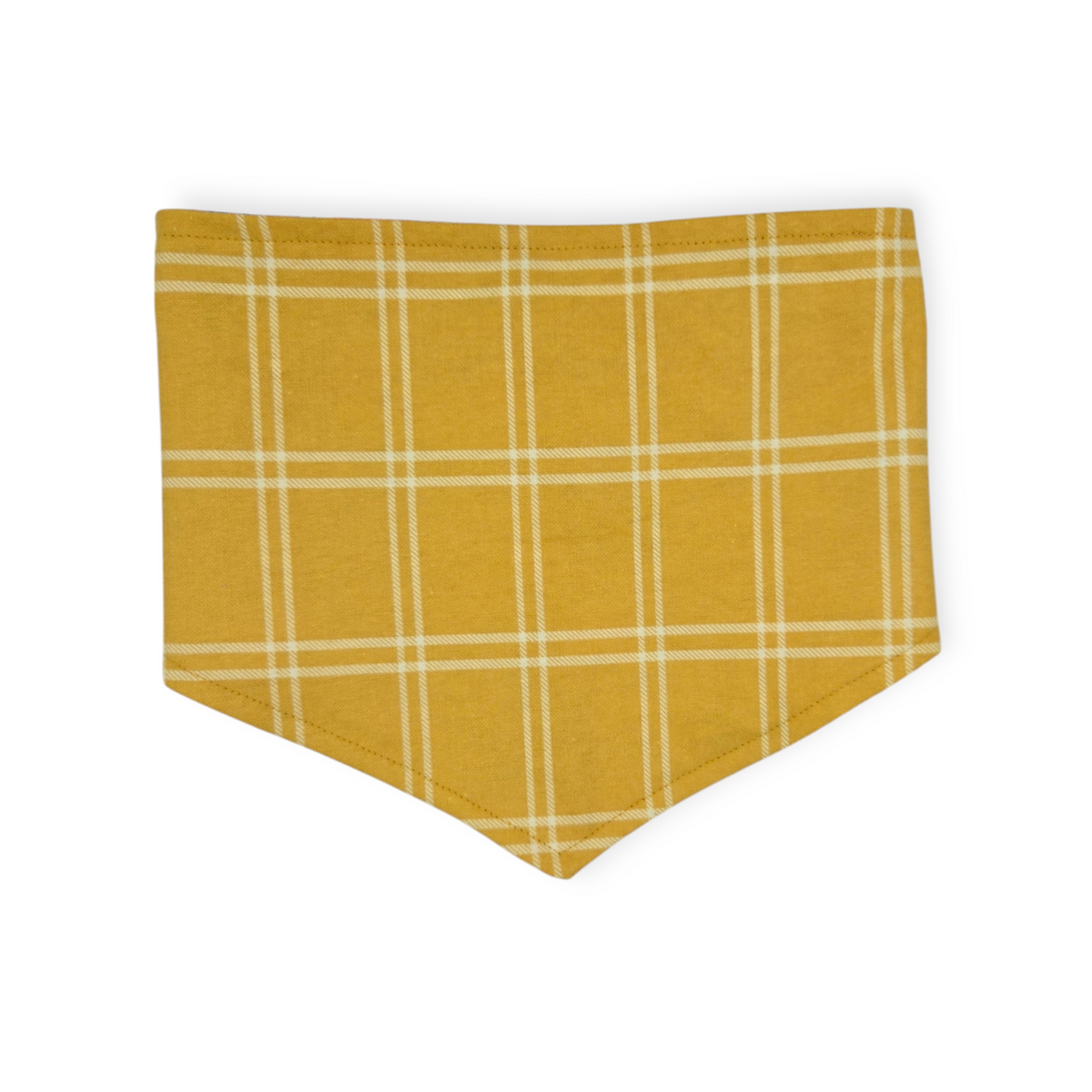 Brewery Buddy (Orchid)/Mustard Plaid Tie-on Bandana (Medium)