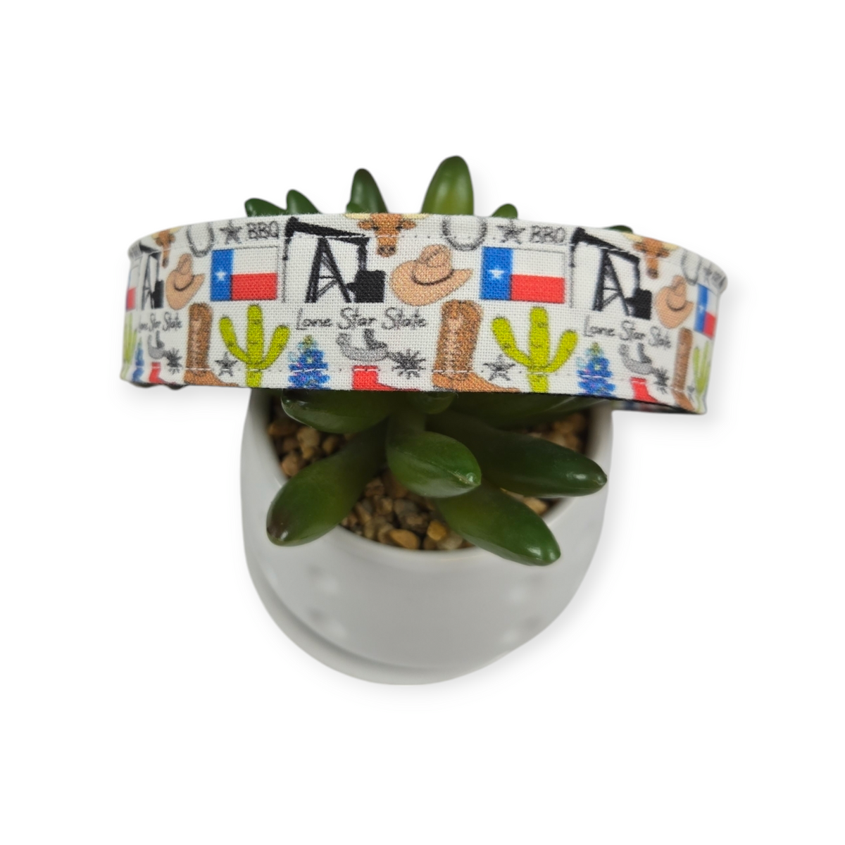 Texas Icons Dog Collar (Large)