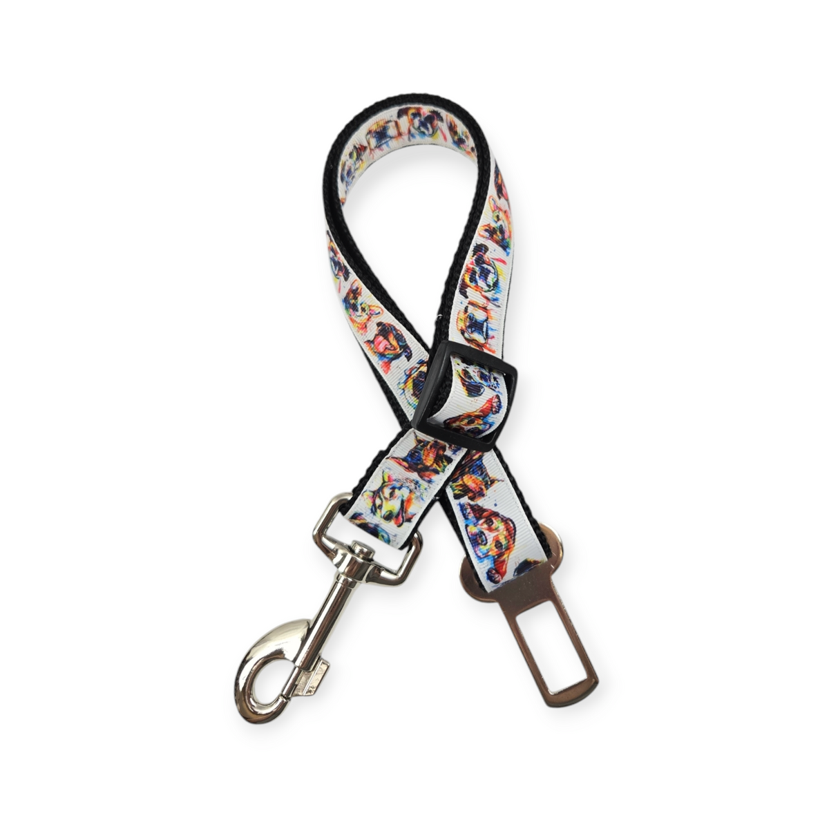 Watercolor Dogs Seat Belt (Large)