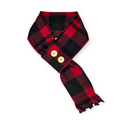 Red Buffalo Plaid Adjustable Fleece Scarf (20-23")