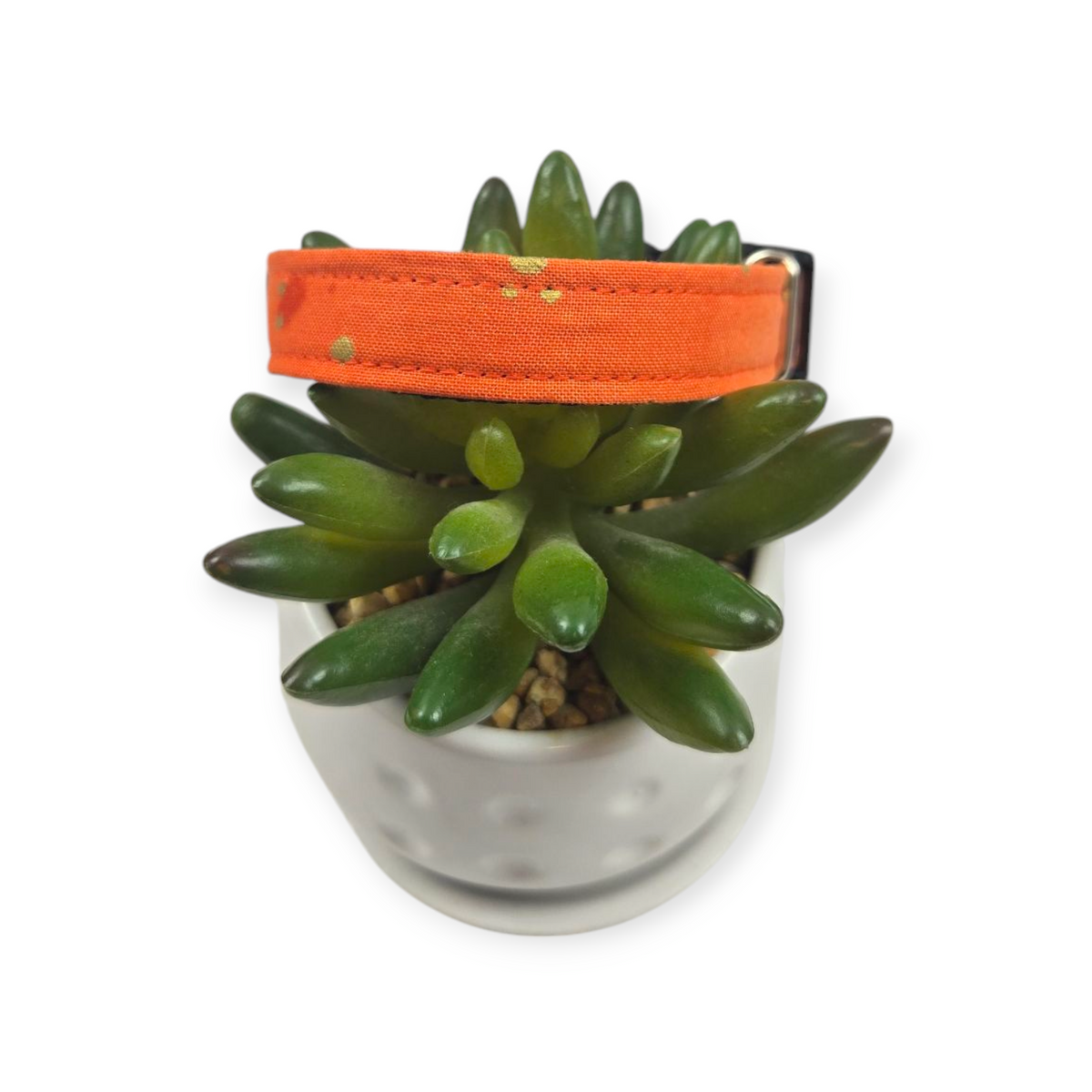 Orange Ombre Dog collar (Small)