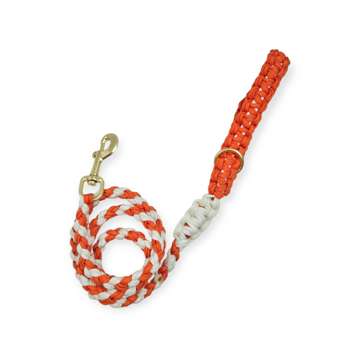 Longhorns Paracord Rope leash  (5')
