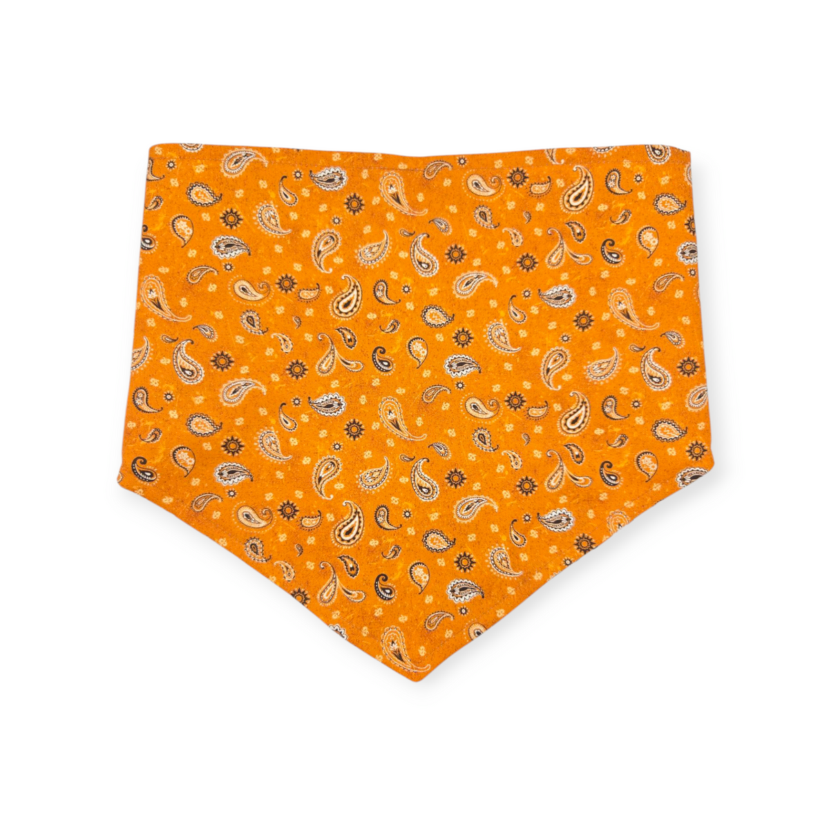 UT Mascot/Rust Orange Paisley Reversible Tie-on Bandana (Large)