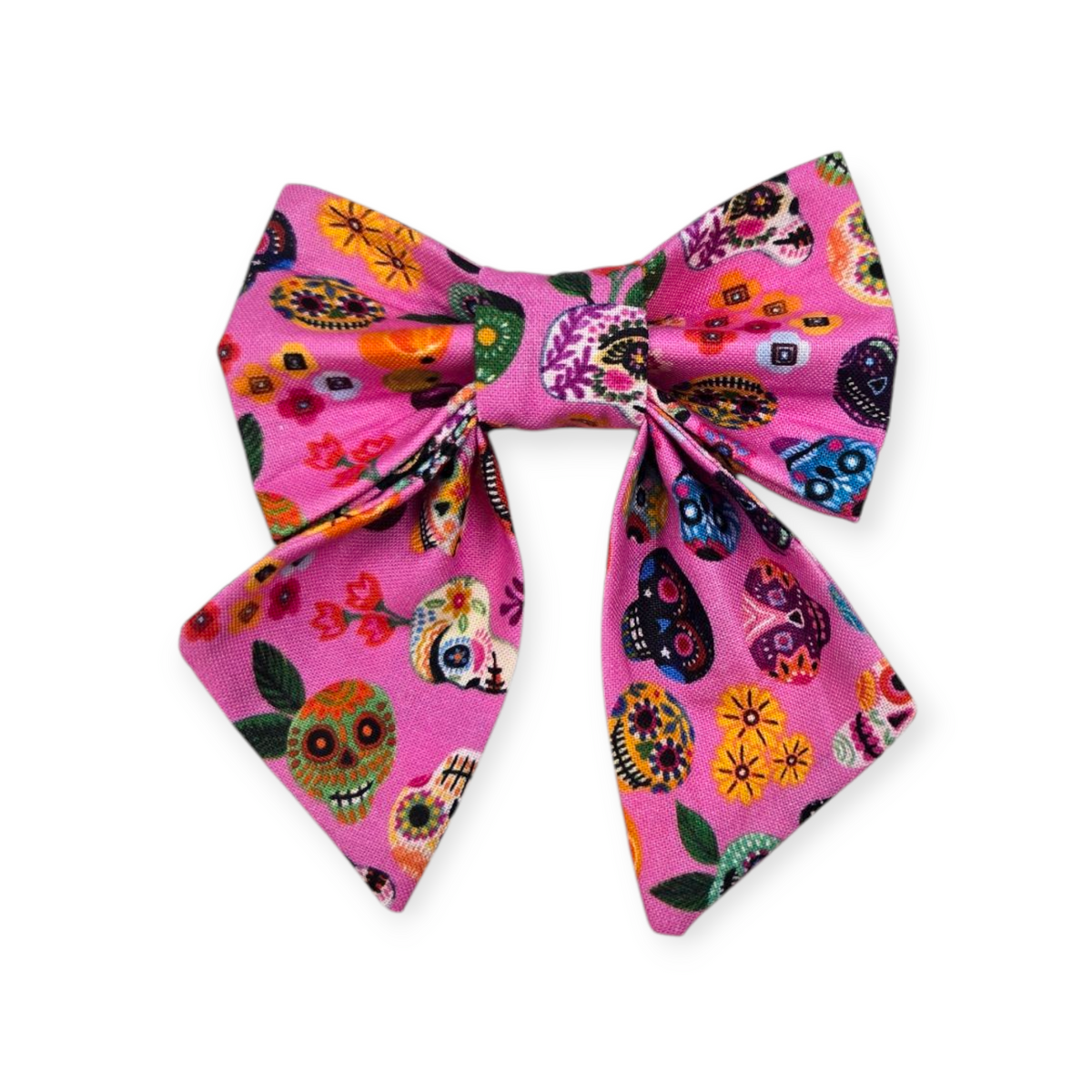 Hola Frieda on Flamingo Pink Sailor Bow - 4"