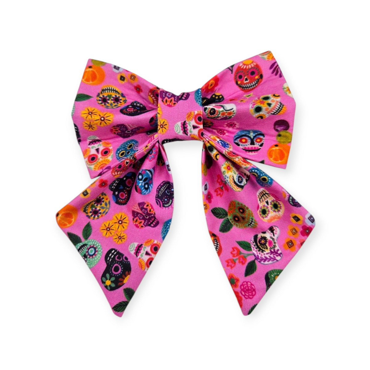 Hola Frieda on Flamingo Pink Sailor Bow - 5"
