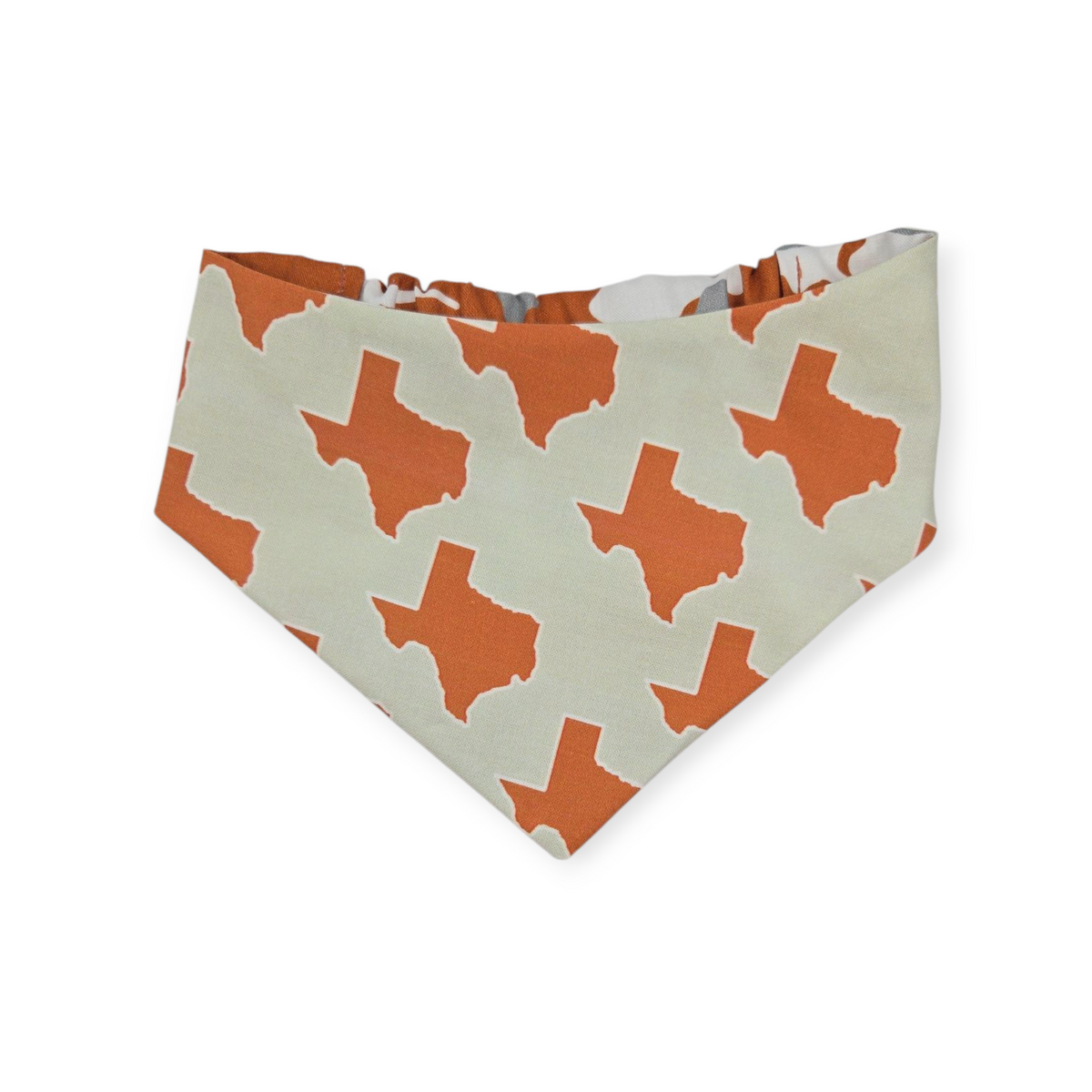 UT Camo/Texas on Creme Reversible Slip-on Scrunchie Bandana (Small/Medium)
