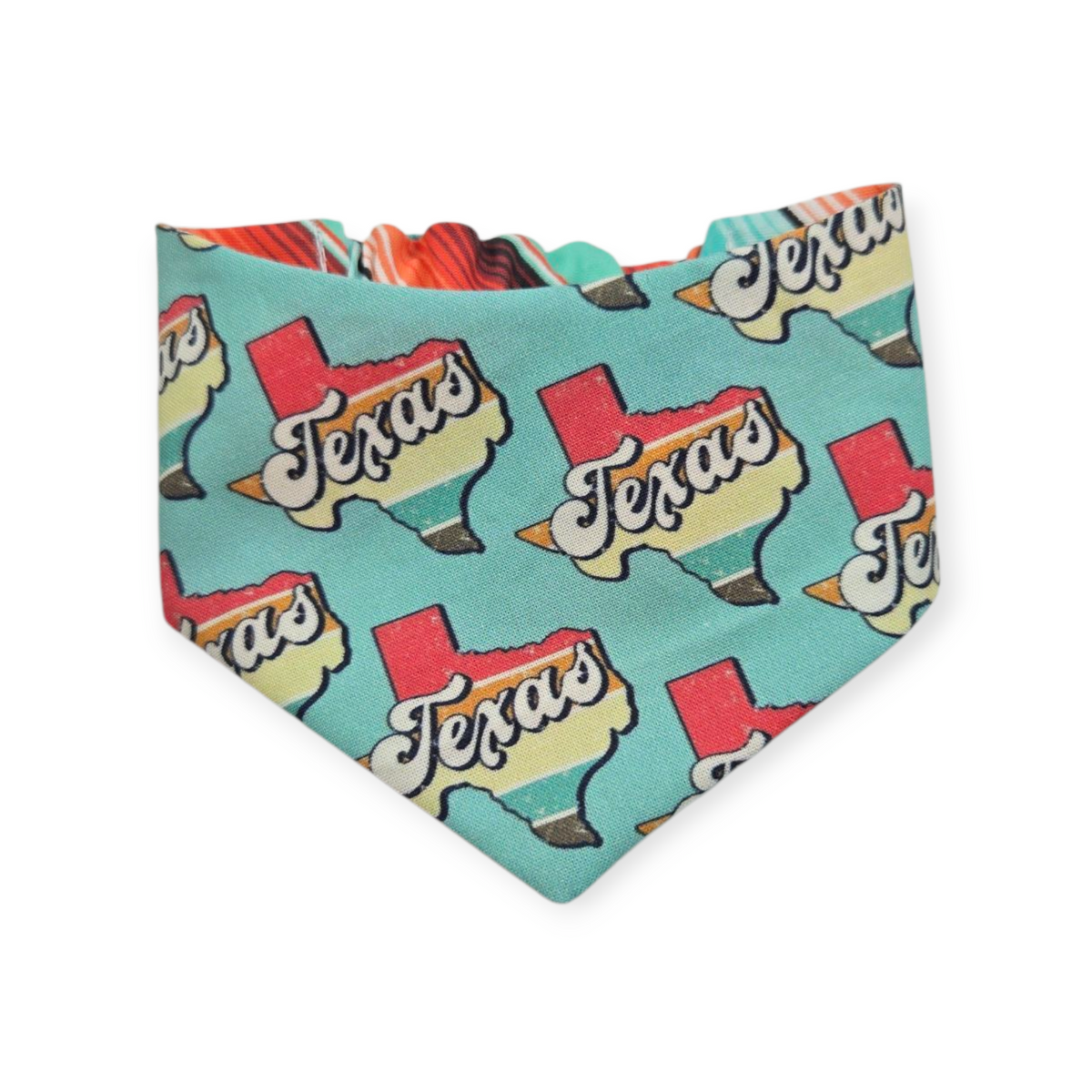Texas Serape/Serape Slip-on Scrunchie Bandana (X-Small)