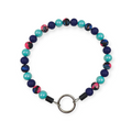 Hibiscus Pink Beaded Collar - 18"