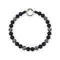 Jolly Roger Beaded Collar - 17.25"
