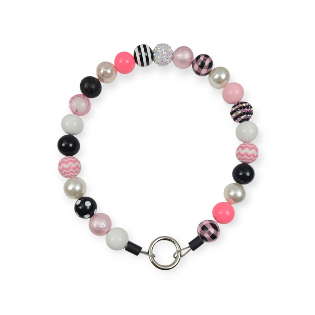 Skater Girl Beaded Collar - 19.5"