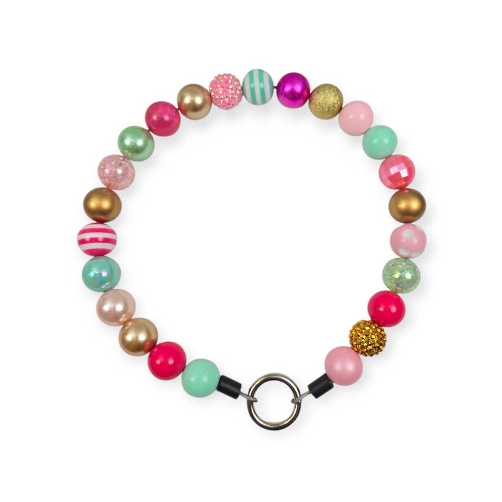 Tea Party Beaded Collar - 19"