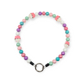 Pink Cupcakes Beaded Collar - 23.5"