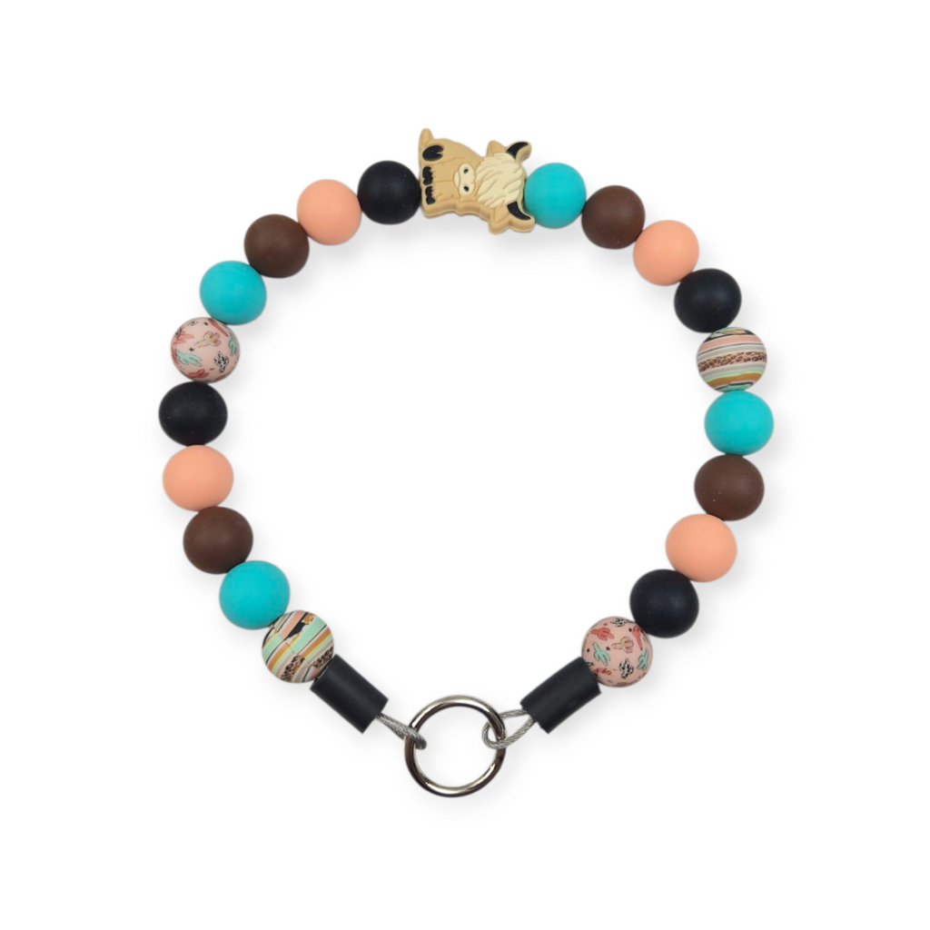 Highland Cow Beaded Collar - 15"