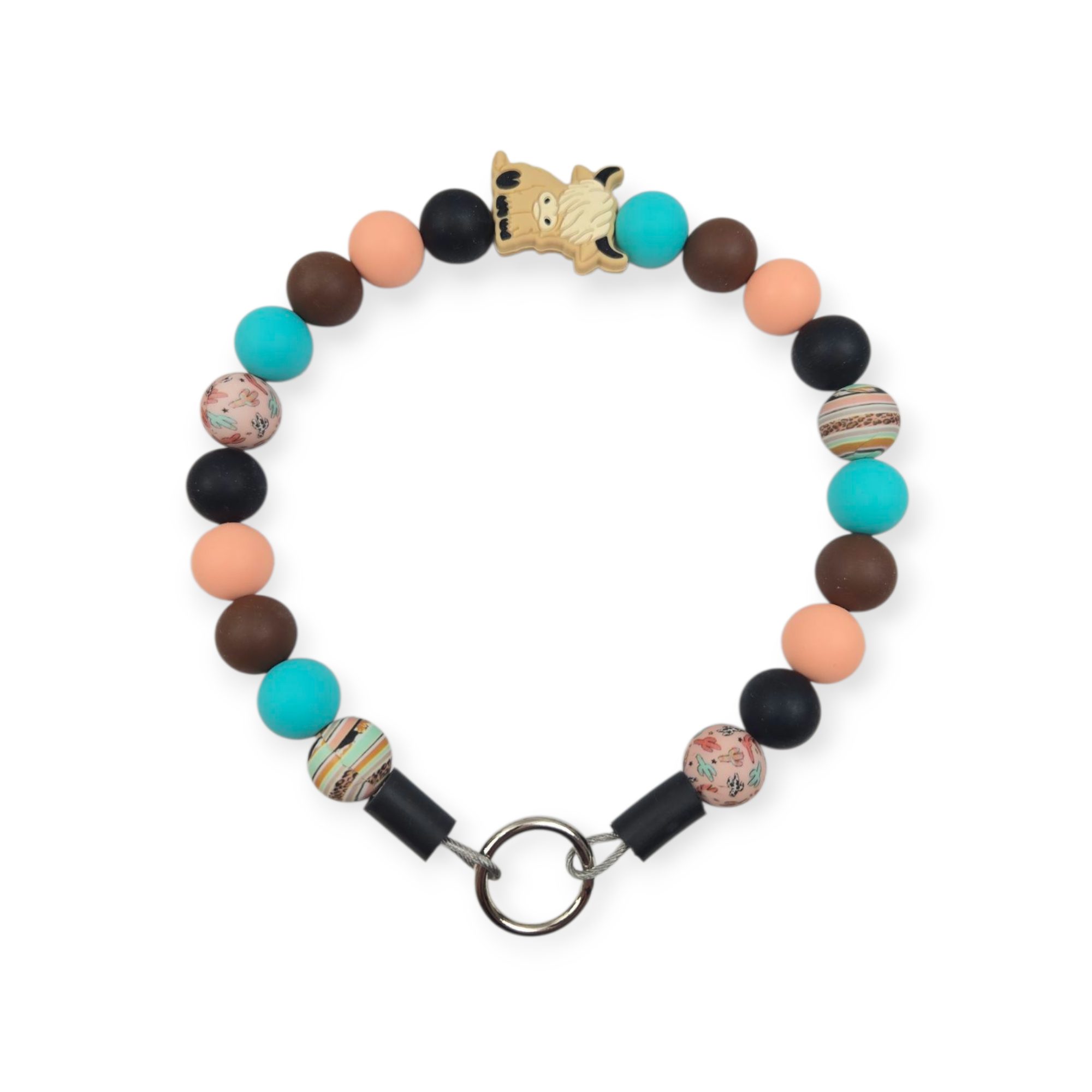 Highland Cow Beaded Collar - 15"