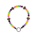 Chocolate Ice Cream Beaded Collar - 20.5"